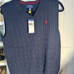 Polo by Ralph Lauren Navy Sweater Vest